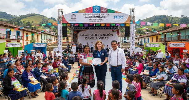 UNESCO celebra el Día Internacional de la Alfabetización en Chiapas