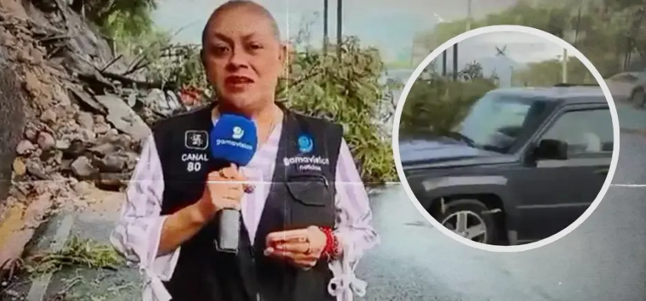 Reporteros cubrían un deslave cuando fueron atropellados en Morones Prieto
