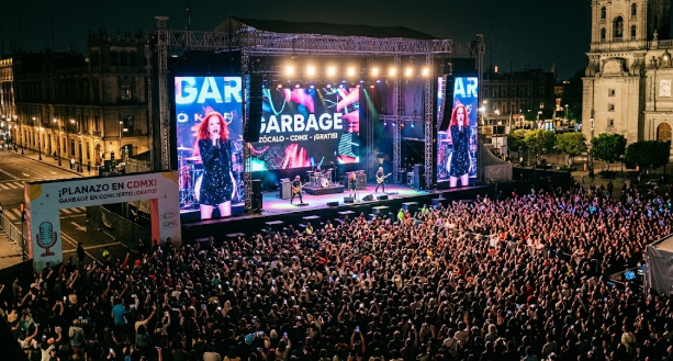 ¡Planazo en CDMX! Garbage dará concierto gratis en el Zócalo