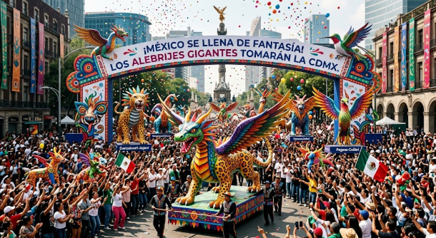 ¡México se llena de fantasía! Los alebrijes gigantes tomarán la CDMX